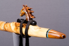 Yellow Cedar Burl Native American Flute, Minor, Mid A-4, #J23D (2)